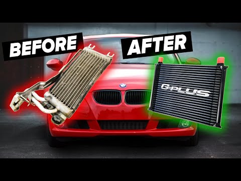 Видео: *МАКСИМАЛЬНАЯ* модернизация масляного радиатора BMW 335i (N54/N55)