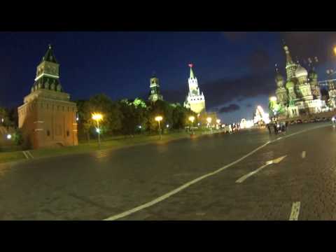 Видео: Спокойный прохват на спортбайке по Москве и центру  Kawasaki ZX6R 636