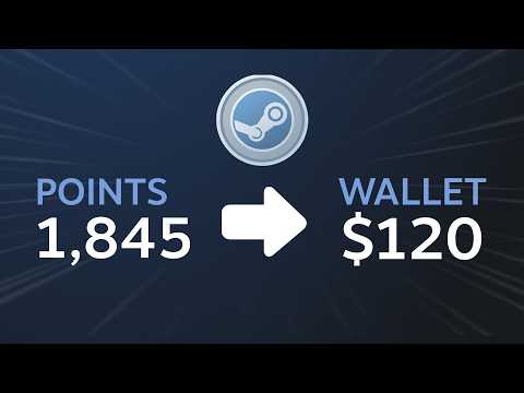 Видео: Превратите Steam Points в игры, ваучеры и деньги Steam