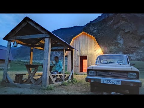 Видео: Путешествие по Алтаю на Москвиче-2140SL/ Улаган - перевал Кату-Ярык - долина р. Чулышман/День третий