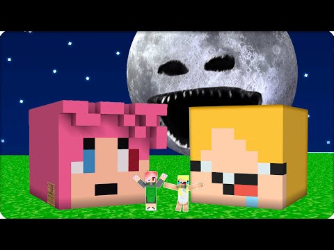 Видео: 😬 ОБУСТРОИЛИ БАЗУ внутри ГОЛОВЫ НУБИКА vs ЛУНА ПРОСНУЛАСЬ в МАЙНКРАФТ! НУБИК