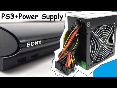 Видео: PS3 Super Slim + Power Supply PC ATX How to connect как подключить блок от компа к пс3