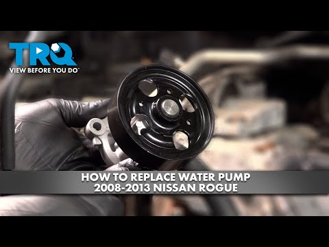 Видео: Как заменить водяной насос Nissan Rogue 2008-2013
