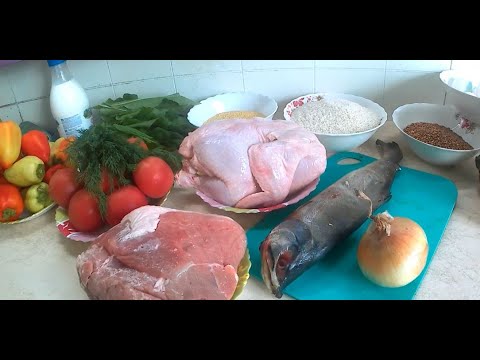 Видео: 3-ри часа и неделю готовить не надо.  Меню на неделю