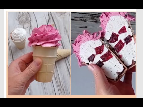 Видео: МК🌺"ЗЕФИР В СТАКАНЧИКЕ"🌿 ЗЕФИРНАЯ ФЛОРИСТИКА + Рецепт от @vitalija_cake🌿Marshmallows in a waffle cup