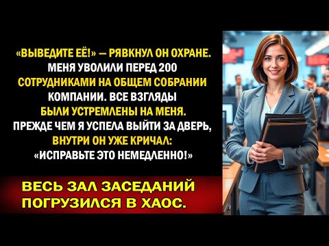 Видео: Сын генерального директора уволил меня перед 200 сотрудниками, и начался крах по 250 000 $ в минуту
