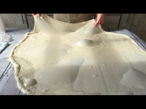 Видео: Как 🤷‍♀️работать с жидким тестом на Закваске ( с тестом высокой гидратации)