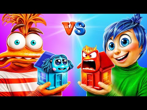 Видео: Мы построили домик для Головоломки 2! Эмоции управляют моей жизнью!