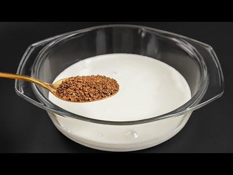 Видео: Десерт из кофе и сгущенки за 5 минут! Это настолько вкусно, что я готовлю его каждые выходные!
