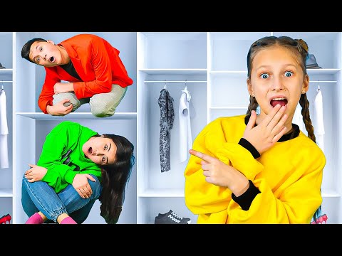 Видео: 24 часа В ГАРДЕРОБЕ Челлендж !