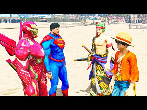 Видео: СУПЕРГЕРОЙЛАР VS ПИРАТТАР (GTA V)