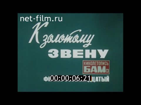 Видео: К золотому звену / Кинолетопись БАМа №18 (1984)