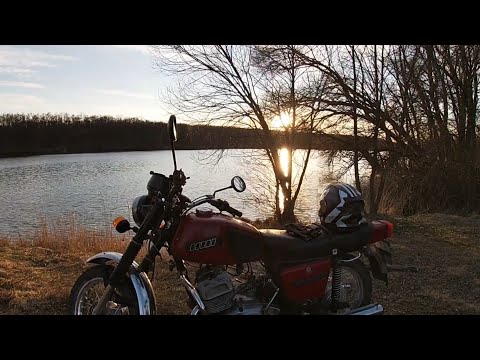 Видео: Иж юпитер 5 первый выезд мотосезон 2024 gopro