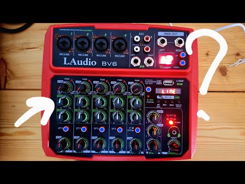 Видео: $70 Микшерный пульт LAudio BV6 | Распаковка и первые впечатления