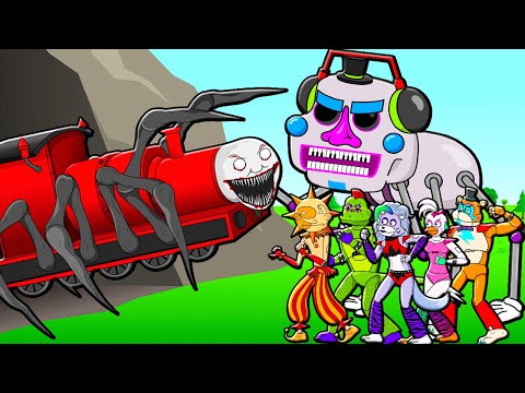 Видео: ЧУ ЧУ ЧАРЛЬЗ ПРОТИВ ДИДЖЕЯ И АНИМАТРОНИКОВ ФНАФ 9! Мультик Анимация