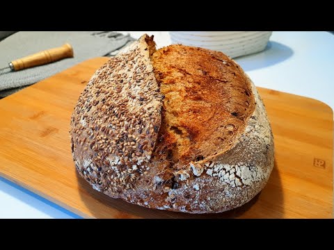Видео: ХЛЕБ СИМИТ! Простой Рецепт Домашнего Хлеба на Закваске Левито Мадре!