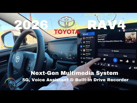 Видео: 🚗 Toyota RAV4 2026 года — мультимедийная система нового поколения с 5G, голосовым помощником и вс...