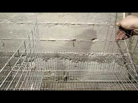 Видео: Клітка для кролів з сітки/Ч.2 Відкорм