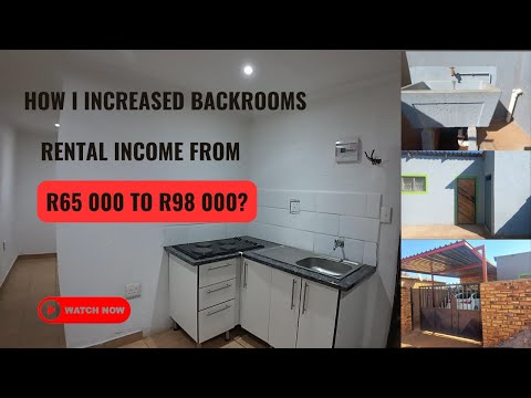 Видео: Как я увеличил доход от сдачи в аренду подсобных помещений с 65 000 до 98 000 рандов? | Южноафрик...