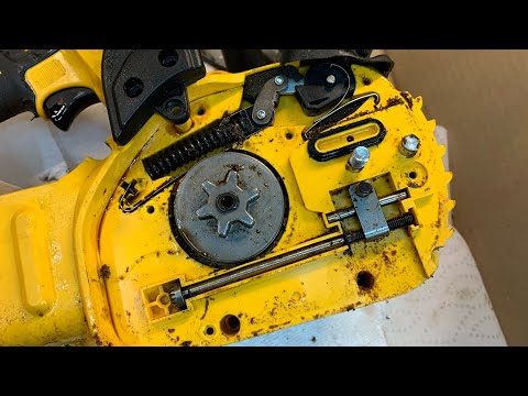 Видео: Устранение течи масла в бензопиле Dewalt 20V! Краткое руководство DCCS620