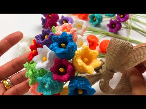 Видео: Вязание крючком ландыш