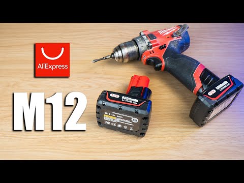 Видео: Обзор и тест аккумулятора Milwaukee M12 6000mAh с AlliExpress