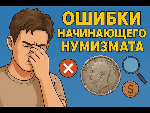 Видео: Ошибки начинающего нумизмата — что не так с вашей коллекцией монет?🤔
