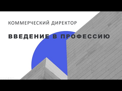 Видео: Коммерческий директор  Отдел продаж 1 я часть