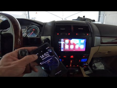 Видео: Как установить Pioneer SPH-DA360DAB в Volkswagen Touareg I 7L 2002 - 2010 / Удаление радио