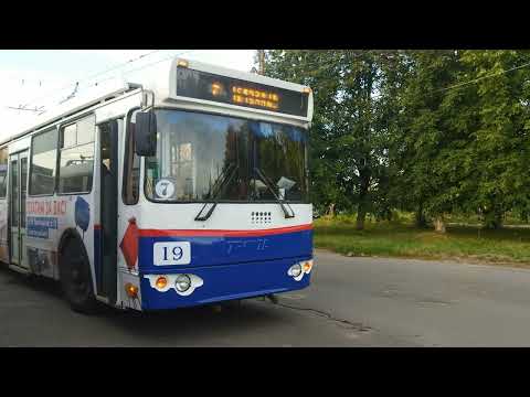 Видео: Троллейбус ЗиУ-682Г-016.02, бортовой номер 19, Ярославль.