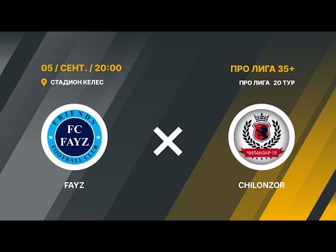 Видео: ПРО ЛИГА 20-ТУР "FAYZ - CHILONZOR"