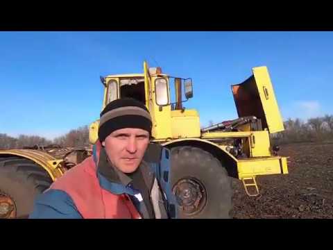 Видео: Трактор Кировец. Цепляю Алькор-10. Начинаем сеять ячмень.