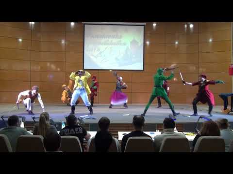 Видео: "Чиполлино" - САФ "Эспада". Групповой бой.