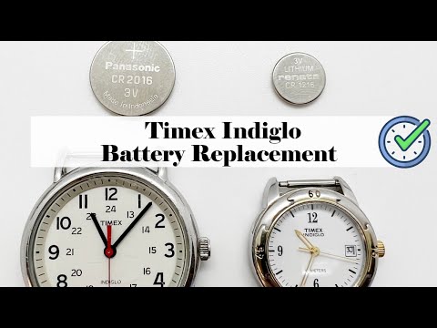 Видео: Замена батареи в часах Timex Indiglo | Как заменить батарею в часах Timex Indiglo