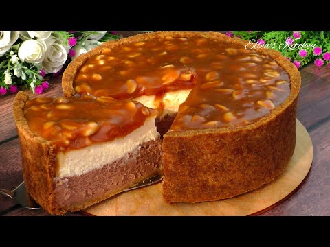 Видео: Нереально вкусный чизкейк Сникерс! Просто и вкусно!