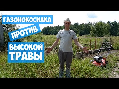 Видео: Газонокосилка против высокой травы ► Мой личный опыт.