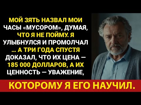 Видео: Мой зять назвал мои часы «мусором» — через три года я доказал, что они стоят 185 000$.