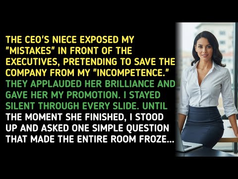 Видео: Племянница генерального директора раскрыла мои «ошибки» перед руководством, притворяясь, что спас...