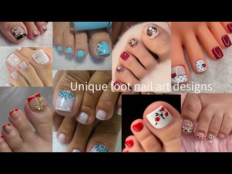 Видео: Трендовые и уникальные дизайны ногтей на ногах #ногти #простыеногти #дизайнногтей #nailart