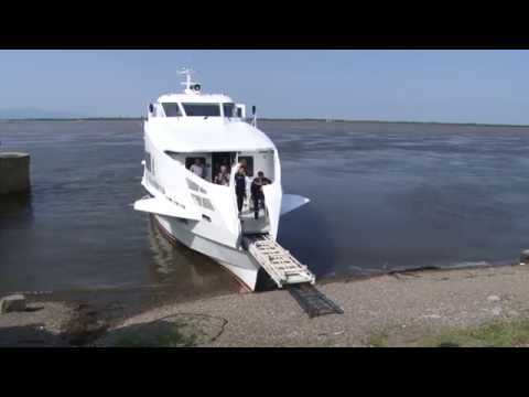 Видео: Речной флот края пополнился новым быстроходным судном