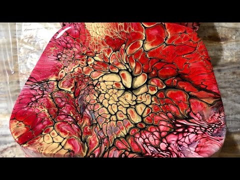 Видео: 283.  Fabulous Fluid Art Bloom Boxes With House Paint!! / bloom technique / акриловая заливка