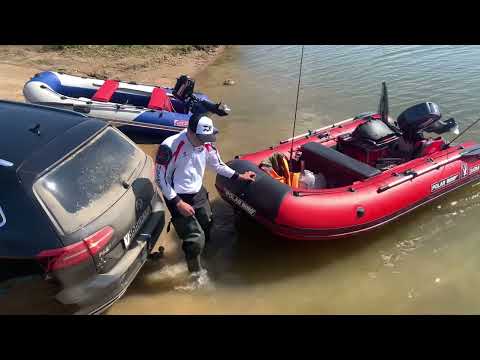 Видео: Подъём лодки Polar Bird 340 из воды