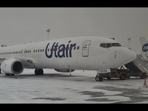 Видео: Полет на Boeing 737-800 рейсом UTA-511 из Сургута в Сочи