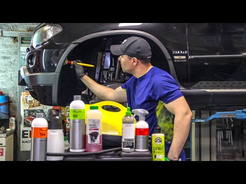 Видео: Как Сделать Детейлинг Колесных Арок BMW X5 E53 💦 Паровая Чистка и Удаление Грязи