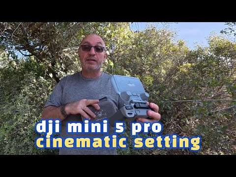 Видео: DJI Mini 5 Pro .Настройки для киношной картинки.