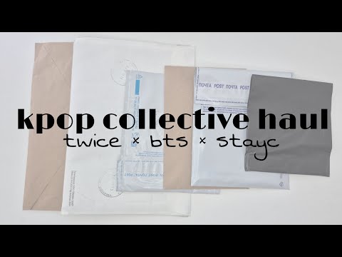 Видео: распаковка k-pop карт twice, bts и stayc | K-POP COLLECTIVE HAUL