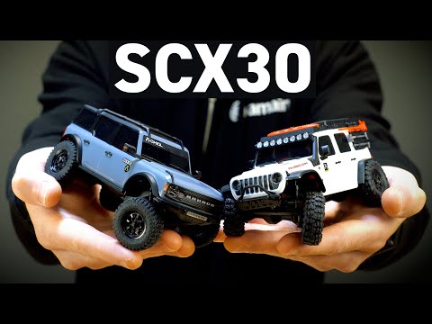 Видео: Самый маленький осевой грузовик из когда-либо созданных | SCX30 в масштабе 1/30