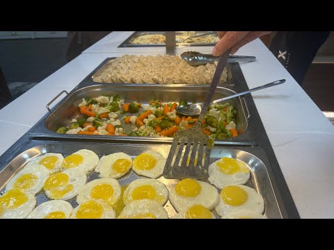 Видео: Сочи/обзор завтрака в отеле Жемчужина/ресторан Хрустальный