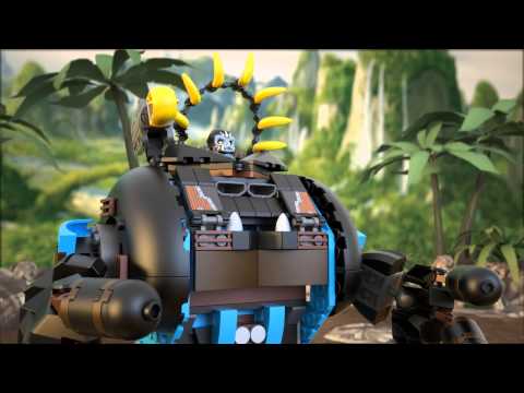 Видео: LEGO Chima - 70008 Боевая машина Гориллы Горзана