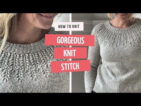 Видео: 🌿НЕЖНЫЕ КОЛОСКИ ДЛЯ ВЯЗАНИЯ КОКЕТКИ СПИЦАМИ🌿Fabulous and easy knitting pattern